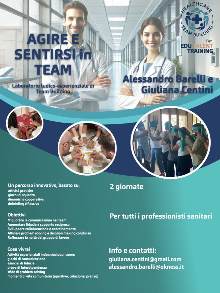 Agire e sentirsi in team: laboratori di team building